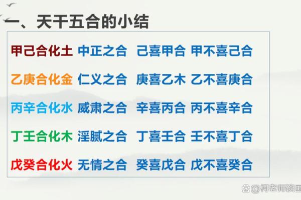天干合是不是只能发生在天干之间？