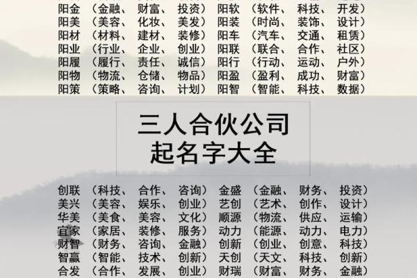 公司四个字取名技巧与案例
