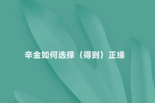 辛金命理深度解析：掌握你的命运密码
