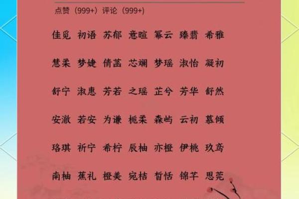 最有创意的女孩名字大全